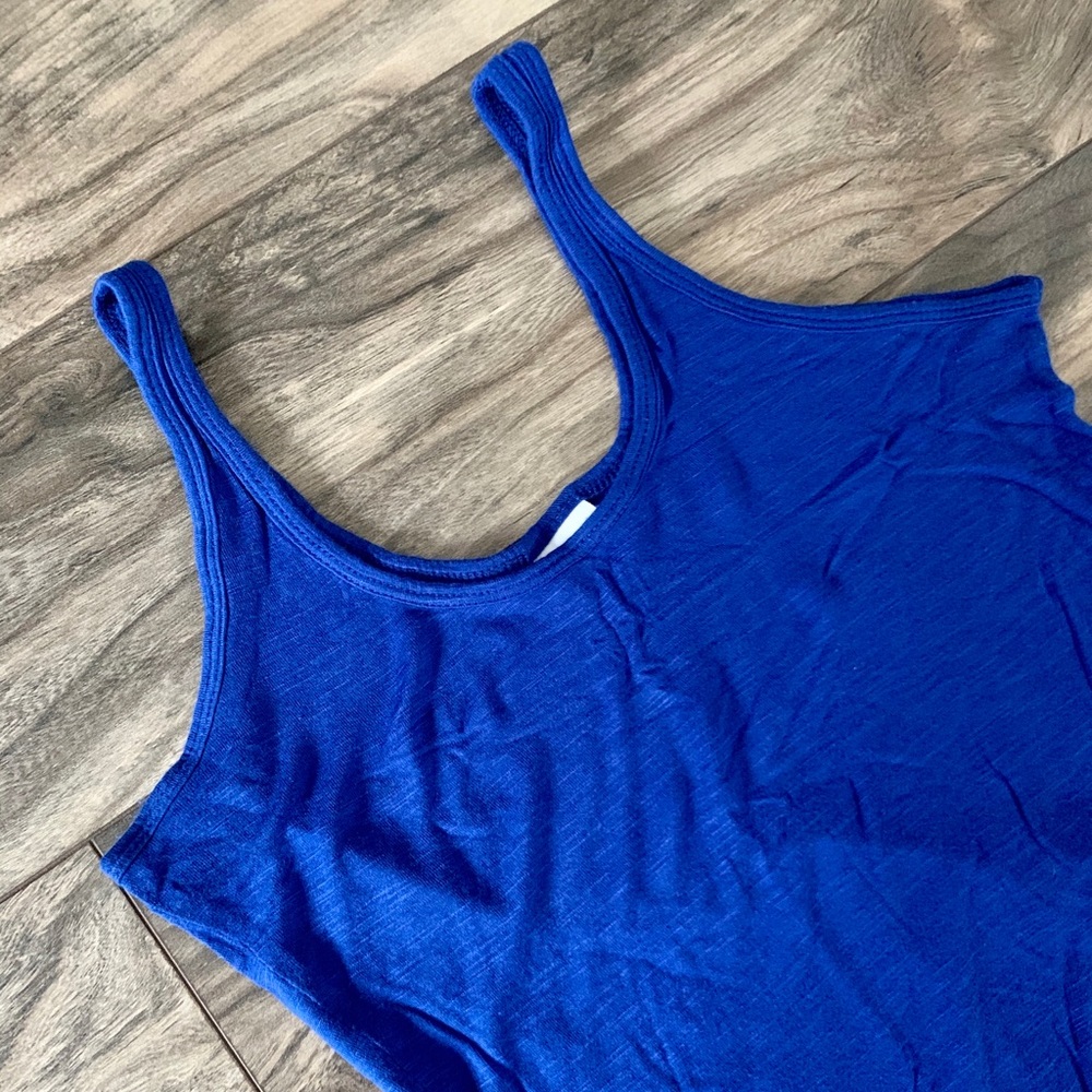Blue tank top